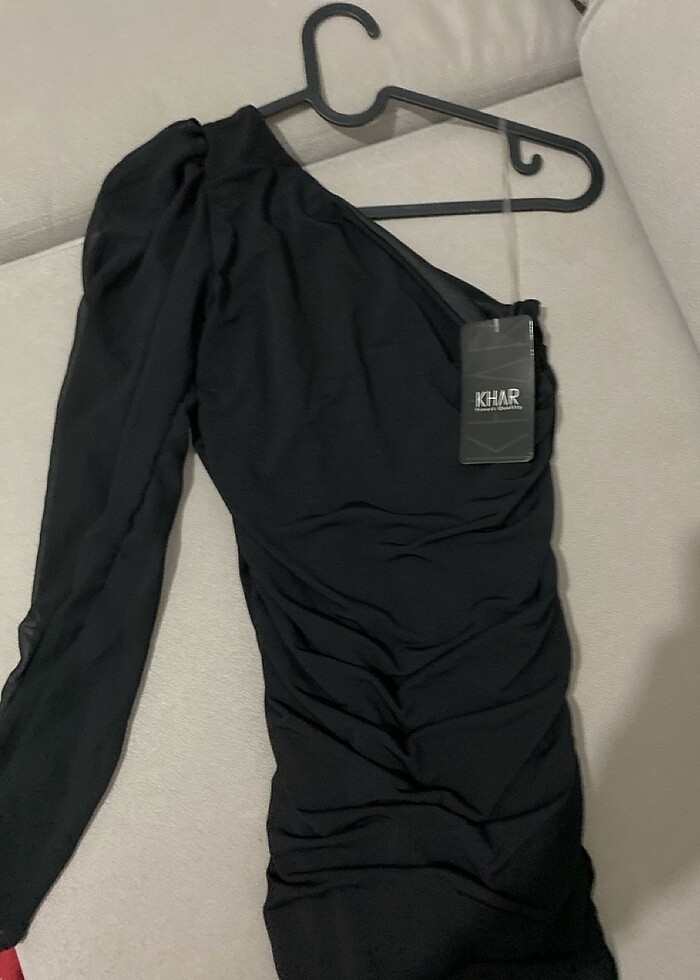 Tek kol Elbise - Görsel 4