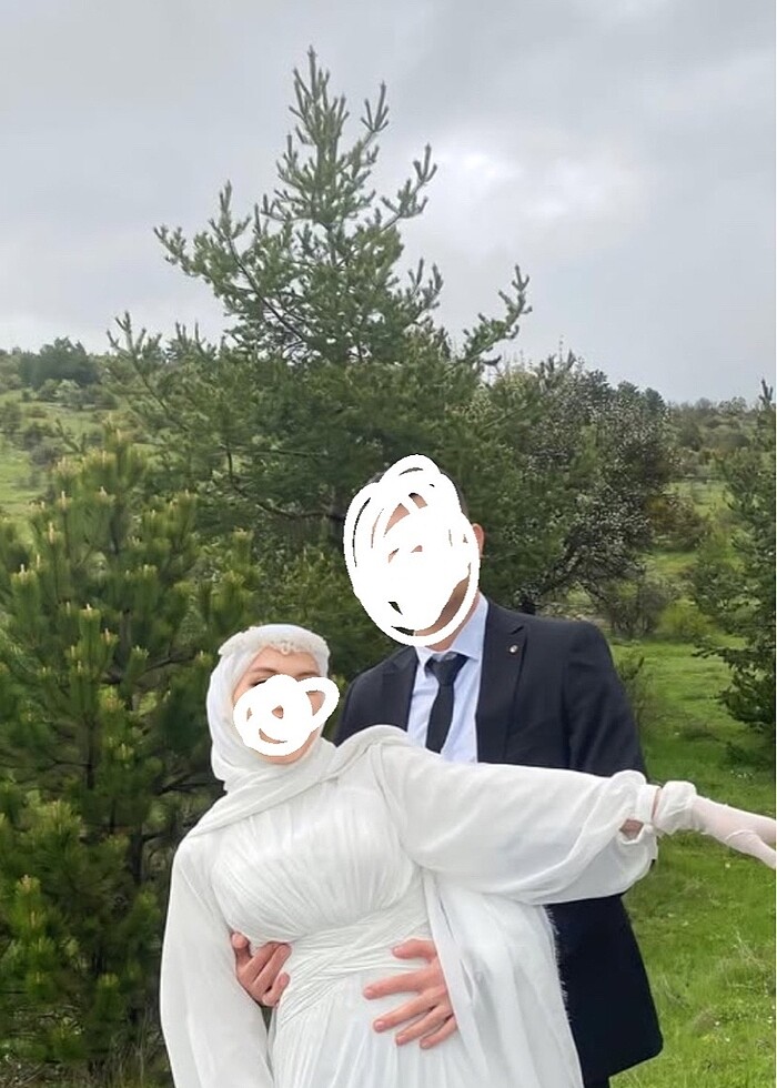 Tesettür Nikah elbisesi - Görsel 2