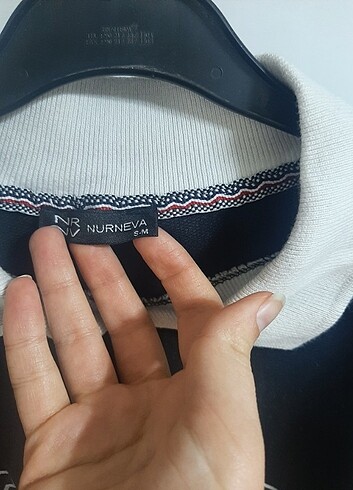 m Beden siyah Renk Yakalı sweat