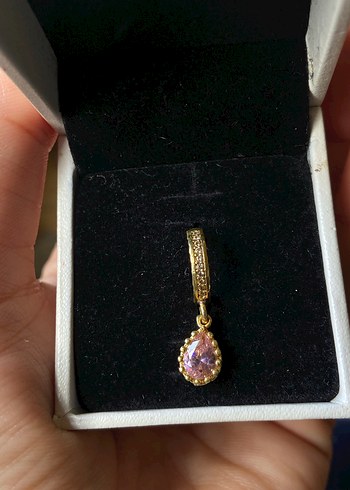 Kuvars taşlı çelik halka küpe tragus piercing - Görsel 3