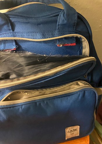 Mavi baskılı bebek çantası termal - Görsel 3