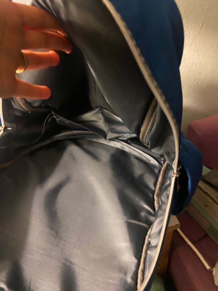 Mavi baskılı bebek çantası termal - Görsel 4