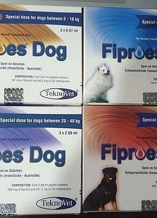  Beden Fiproes kedi ve köpek dış parazit damla