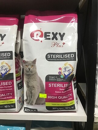 Rexy sterilised somonlu kedi maması
