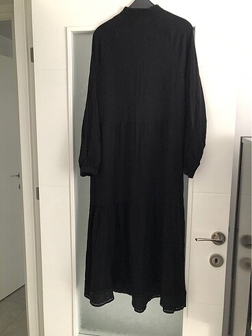 s Beden H&M viskon elbise ve yeşil müslin elbise