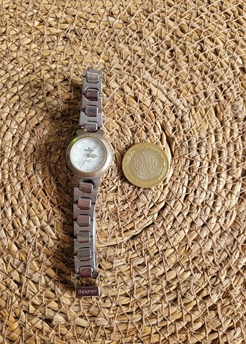 Belonni Çelik Gece Fosforlu Kadın Saat - Görsel 2