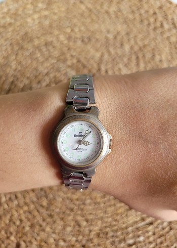 Belonni Çelik Gece Fosforlu Kadın Saat - Görsel 4