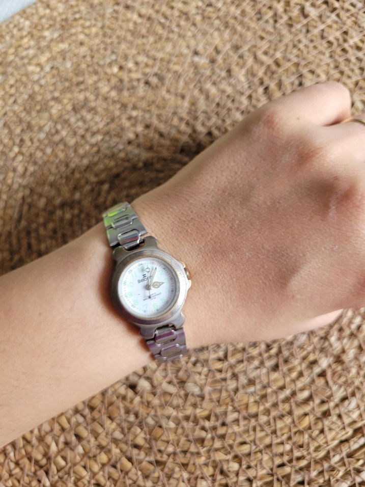 Belonni Çelik Gece Fosforlu Kadın Saat - Görsel 5