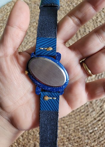 Metal Üzerine Seramik Görünümlü Vintage Saat - Görsel 7