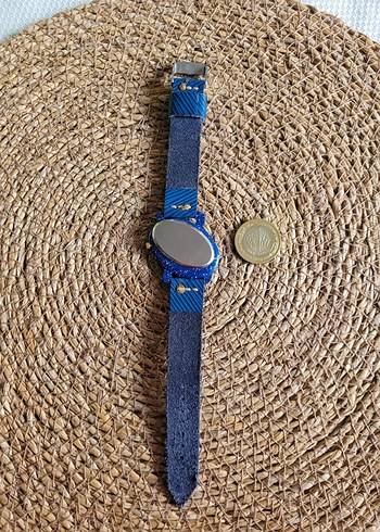 Metal Üzerine Seramik Görünümlü Vintage Saat - Görsel 2