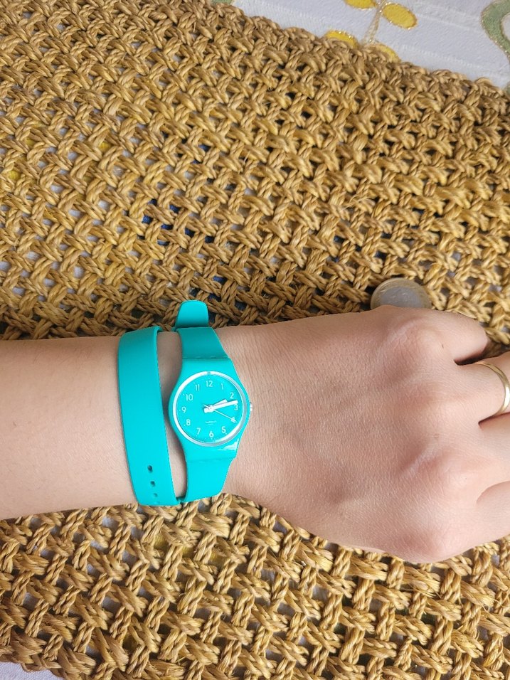 Swatch Dolama Bileklik Kadın Saat - Görsel 5