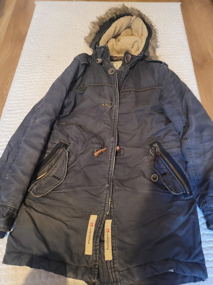 Bershka Erkek Laciver Uzun Mont - Görsel 2