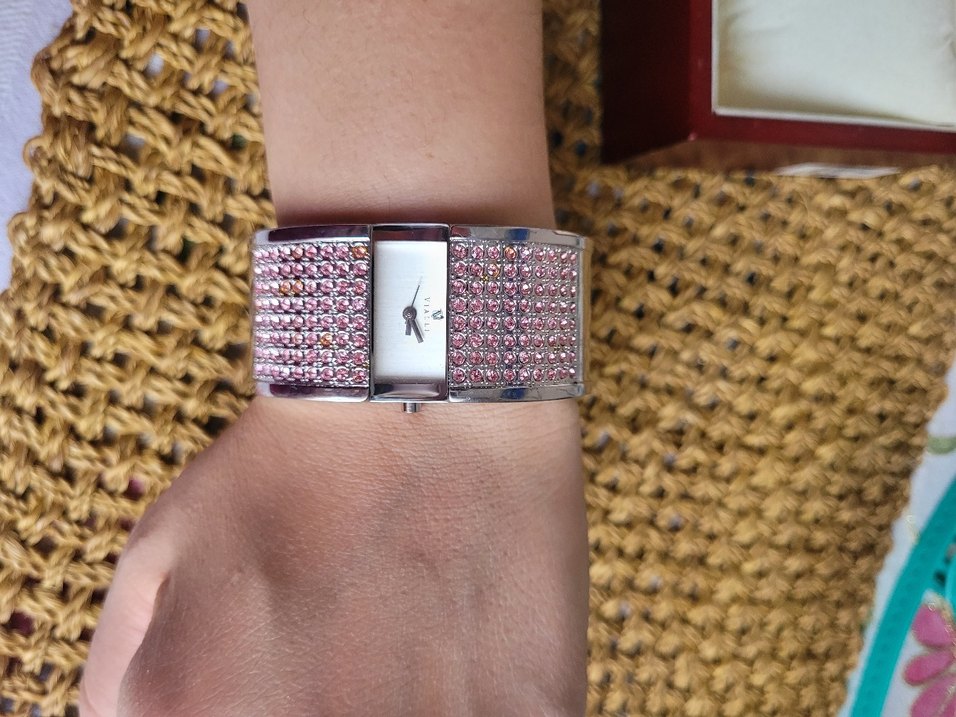 Vialli İsviçre Taşlı Bileklik Kadın Saat - Görsel 4