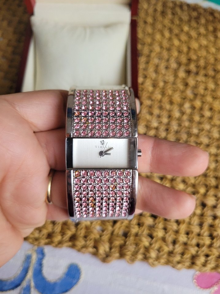 Vialli İsviçre Taşlı Bileklik Kadın Saat - Görsel 2