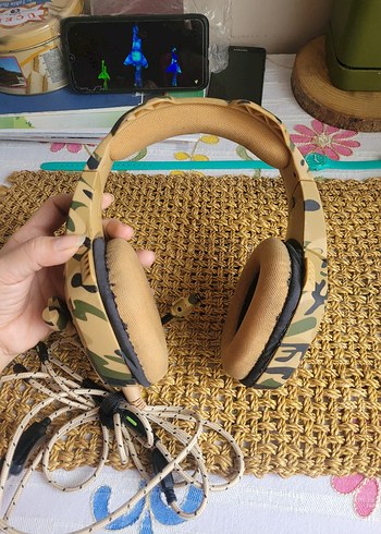 Onikuma K1B Pro Profesyonel Oyuncu Kulaklığı Kablolu - Görsel 3