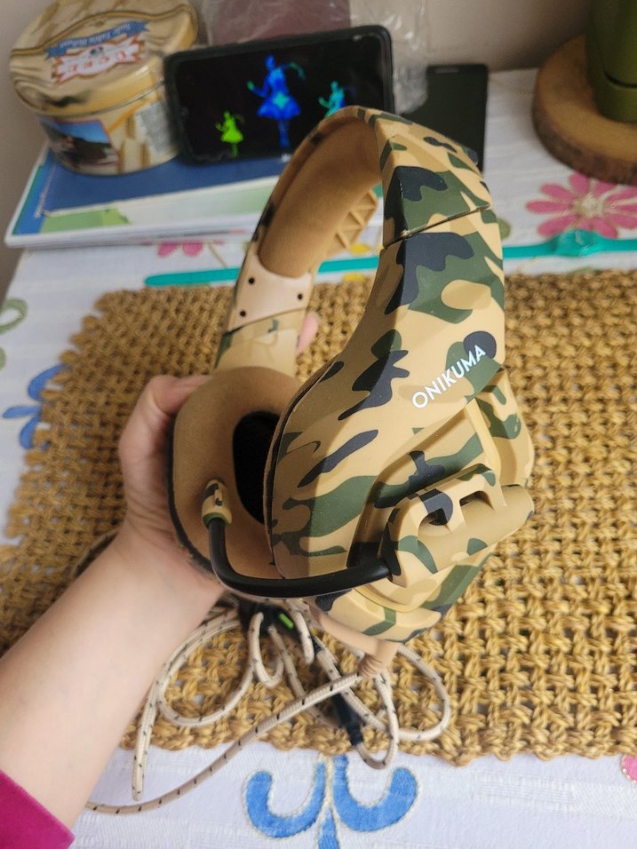 Onikuma K1B Pro Profesyonel Oyuncu Kulaklığı Kablolu - Görsel 2