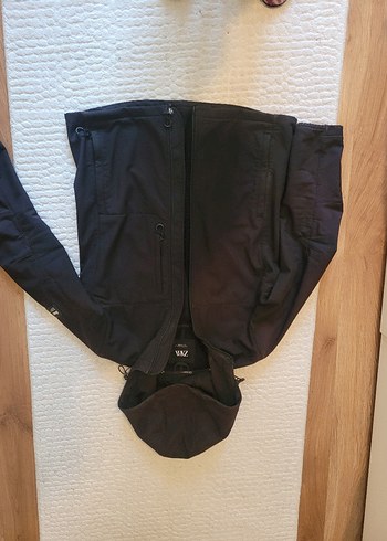 Siyah Kapüşonlu Erkek Mont - ZARA - Görsel 5