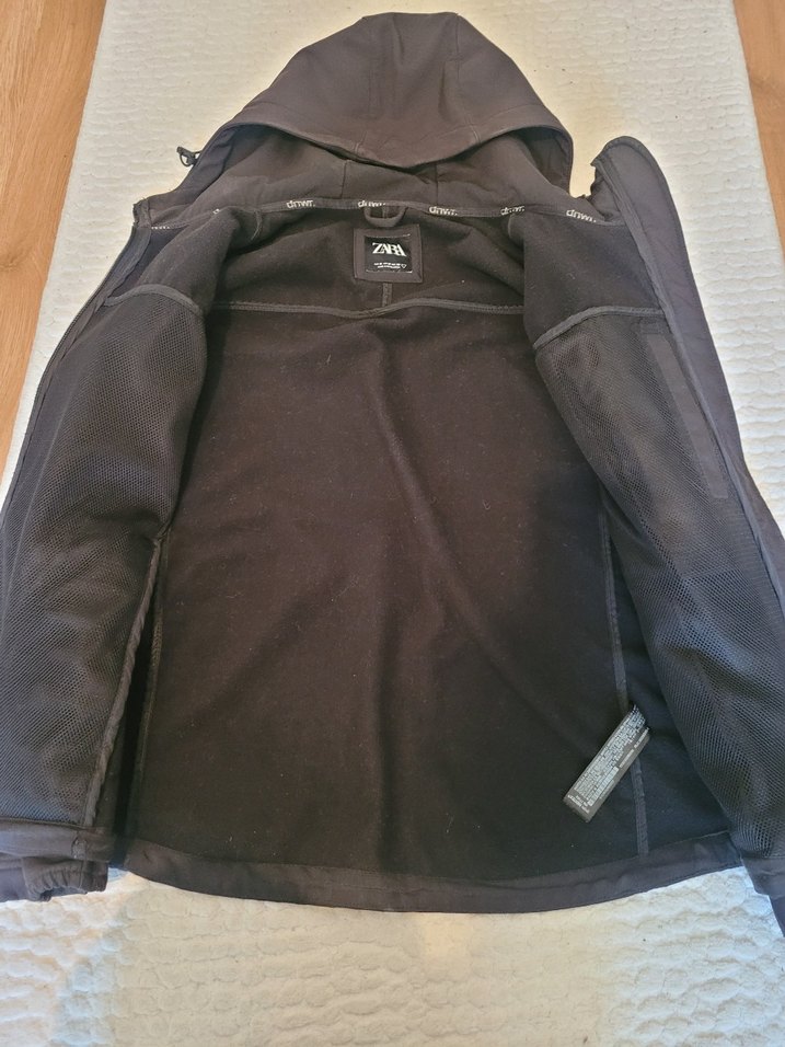 Siyah Kapüşonlu Erkek Mont - ZARA - Görsel 3