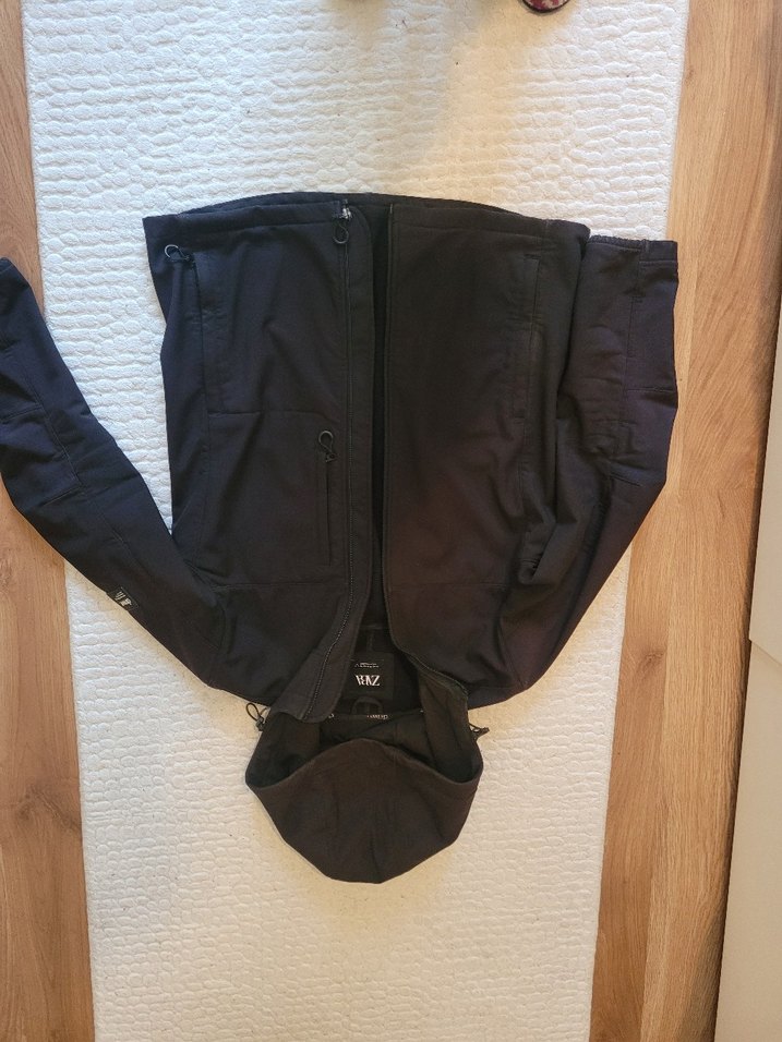 Siyah Kapüşonlu Erkek Mont - ZARA - Görsel 5