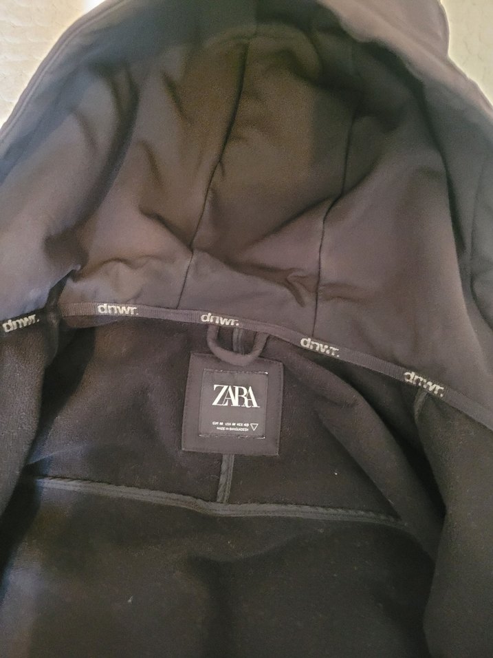 Siyah Kapüşonlu Erkek Mont - ZARA - Görsel 4