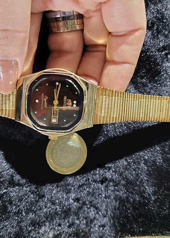 Orentexa altın kaplama kurmalı saat - Görsel 2