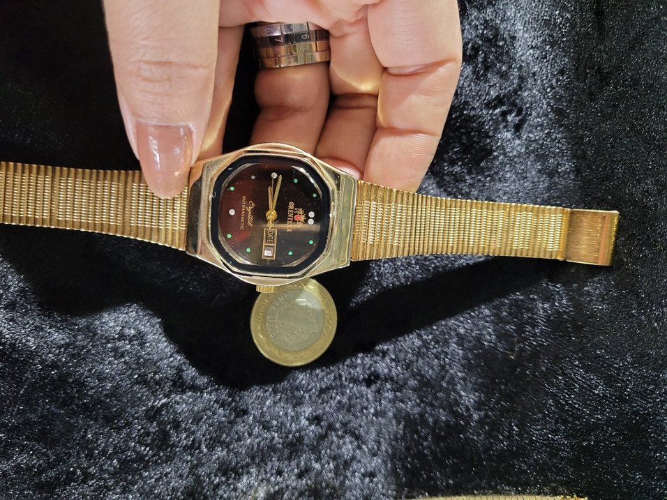 Orentexa altın kaplama kurmalı saat - Görsel 2