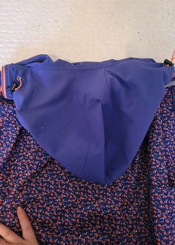 Quechua - Parlak Mavi Kadın Kapüşonlu Ceket - Görsel 5