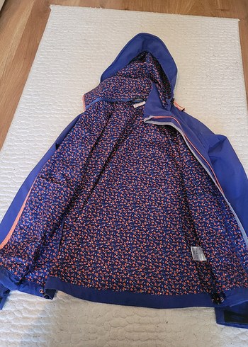 Quechua - Parlak Mavi Kadın Kapüşonlu Ceket - Görsel 3