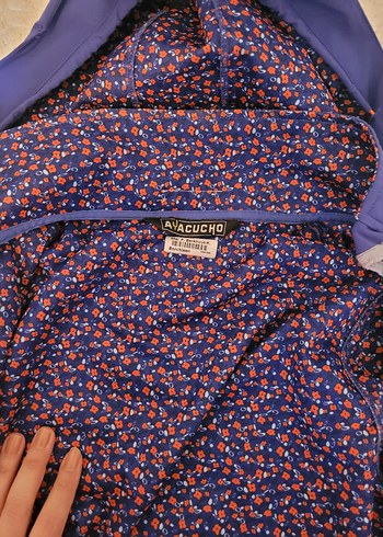 Quechua - Parlak Mavi Kadın Kapüşonlu Ceket - Görsel 4