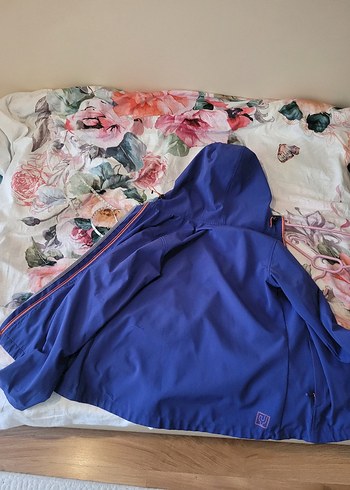 Quechua - Parlak Mavi Kadın Kapüşonlu Ceket - Görsel 6