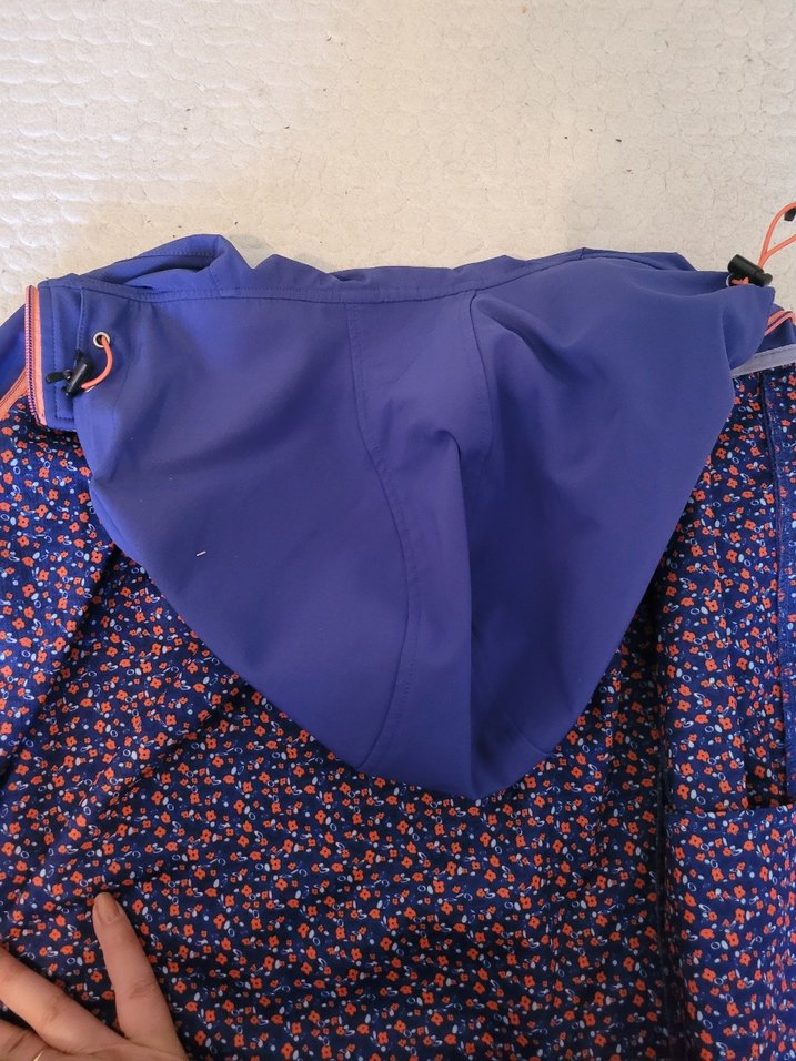 Quechua - Parlak Mavi Kadın Kapüşonlu Ceket - Görsel 5