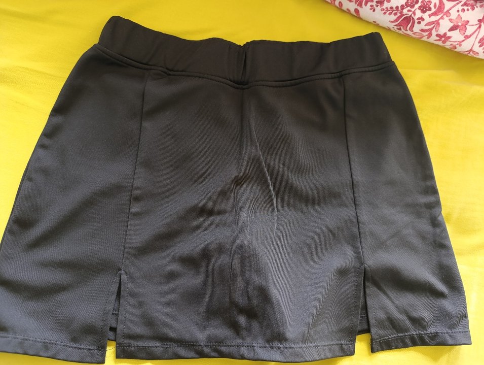 Siyah Kemerli Mini Etek - Görsel 4