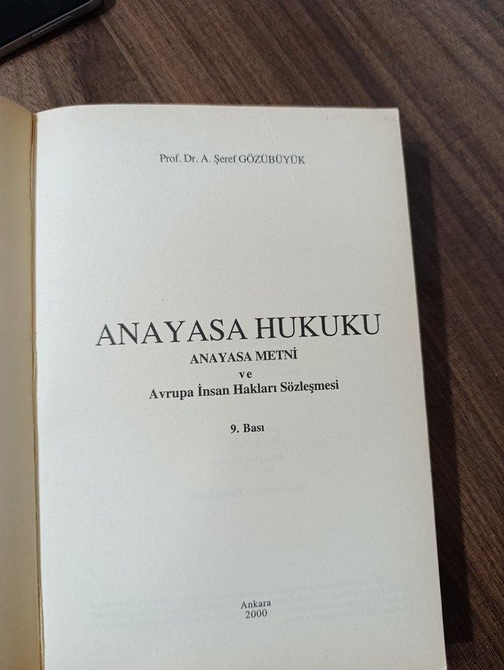 Anayasa Hukuku - Güncellenmiş 9. Baskı - Görsel 4