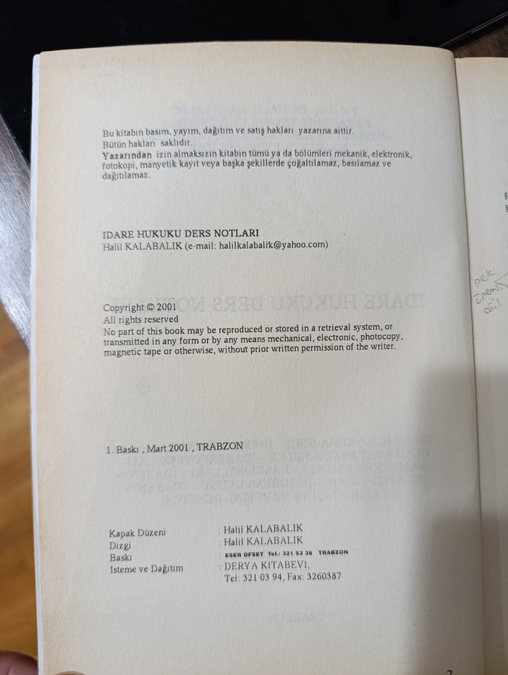 Halil Kalabalık - İdare Hukuku Ders Notları - Görsel 4