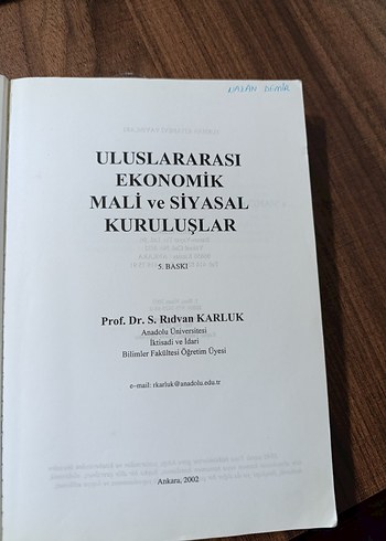 Uluslararası Ekonomik, Mali ve Siyasal Kuruluşlar Kitabı - Görsel 4