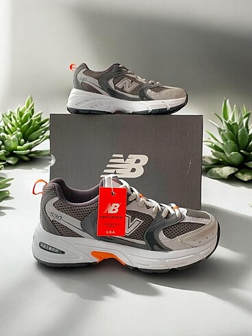 New Balance 530 Gri-Oranj - No 38