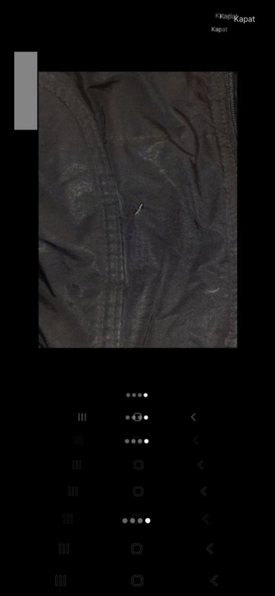 Erkek Siyah Kapüşonlu Düğmeli Mont - Görsel 4