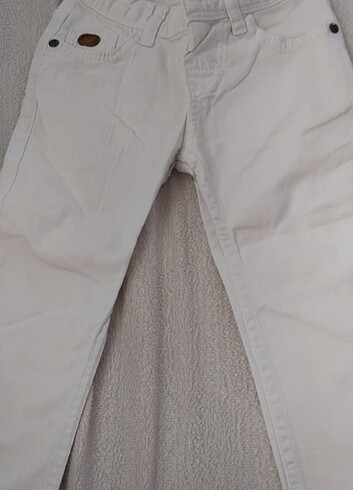 24-36 Ay Beden beyaz Renk Erkek çocuk pantolon