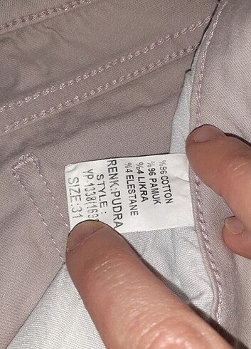 32 Beden çeşitli Renk Bayan pantolon