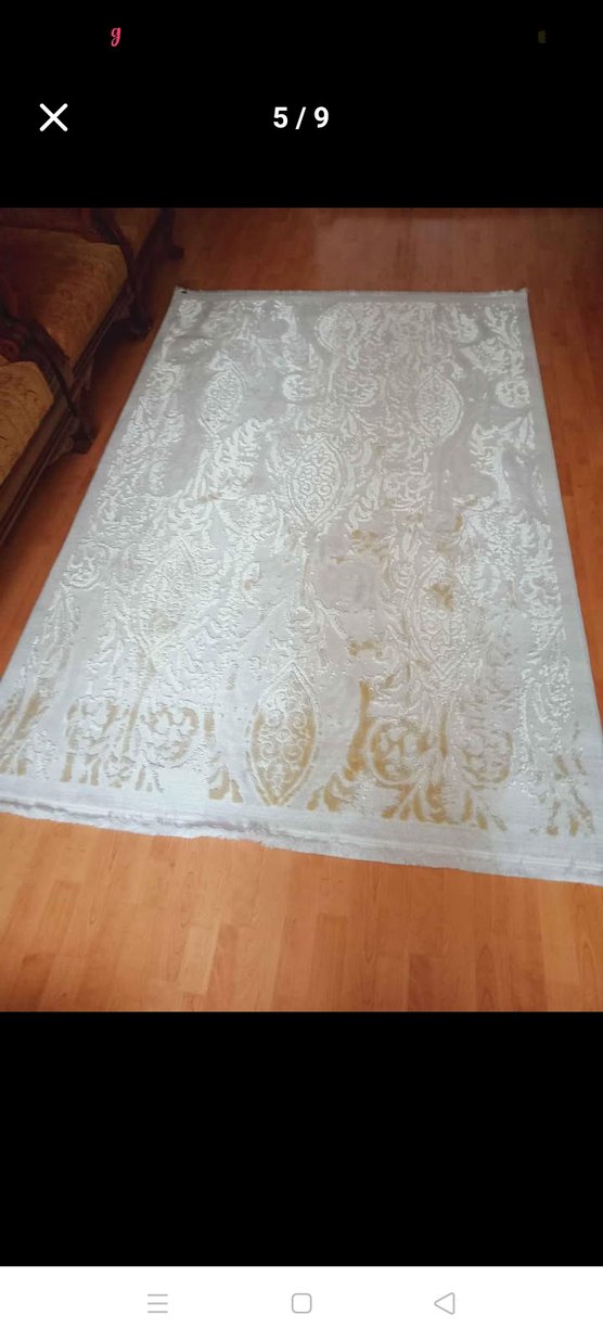 Parlak Beyaz Bohem  ROYAL Halı
sıfır - Görsel 2