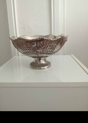 alman gümüş meyve veya şekerlik - Görsel 3