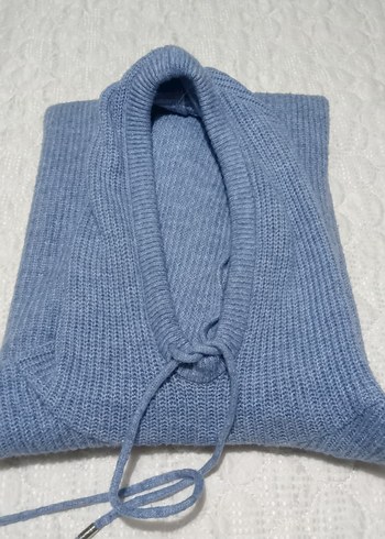 Kapüşonlu Gri Örgü Kadın Kazak
salaş kazak - Görsel 4