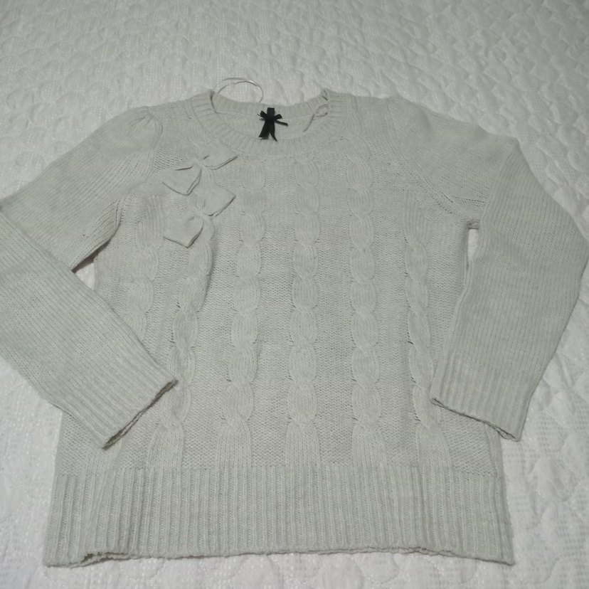 krem xside marka Örgü Kadın Triko Kazak - Görsel 4