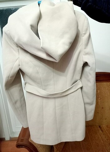 36.38 bedene uygun sıfır ayarında Kaşe mont kapüşonlu - Görsel 6