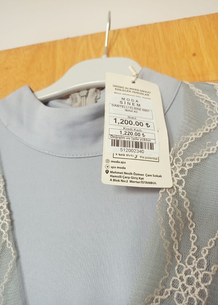 38 40 bedene uygun sıfır etiketi üzerinde  - Görsel 2