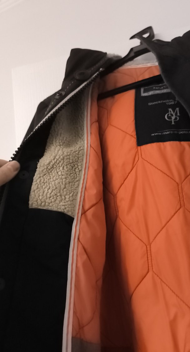 Düğmeli Siyah Erkek Çocuk Kaban - Görsel 3