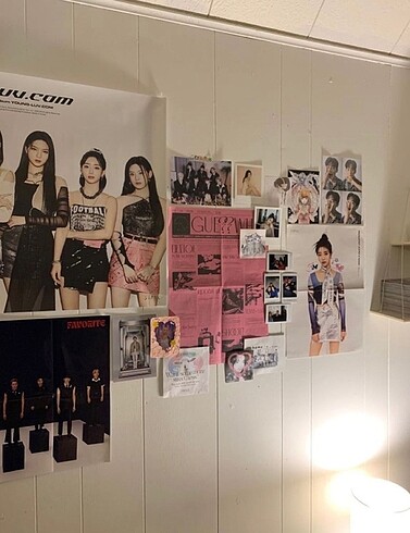 Beden red velvet revel poster dergi kpop pola kart sticker