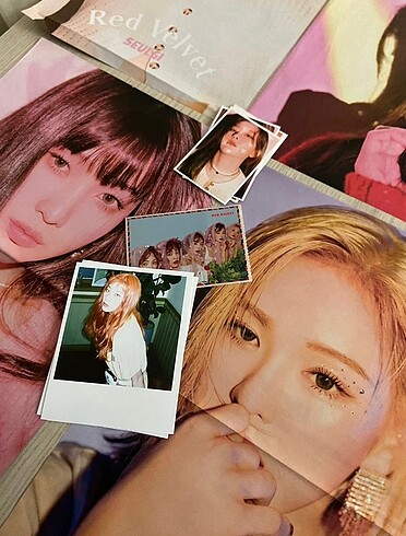 red velvet revel poster dergi kpop pola kart sticker