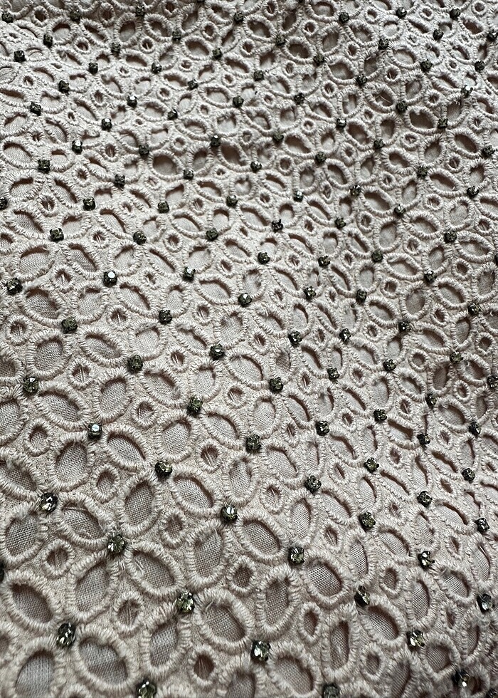 Pudra fisto taşlı ceket - Görsel 5