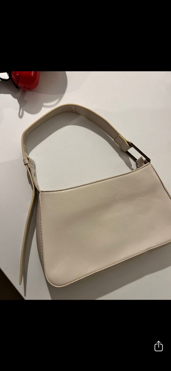 Bej Deri Tokalı Kadın Çanta - Görsel 3